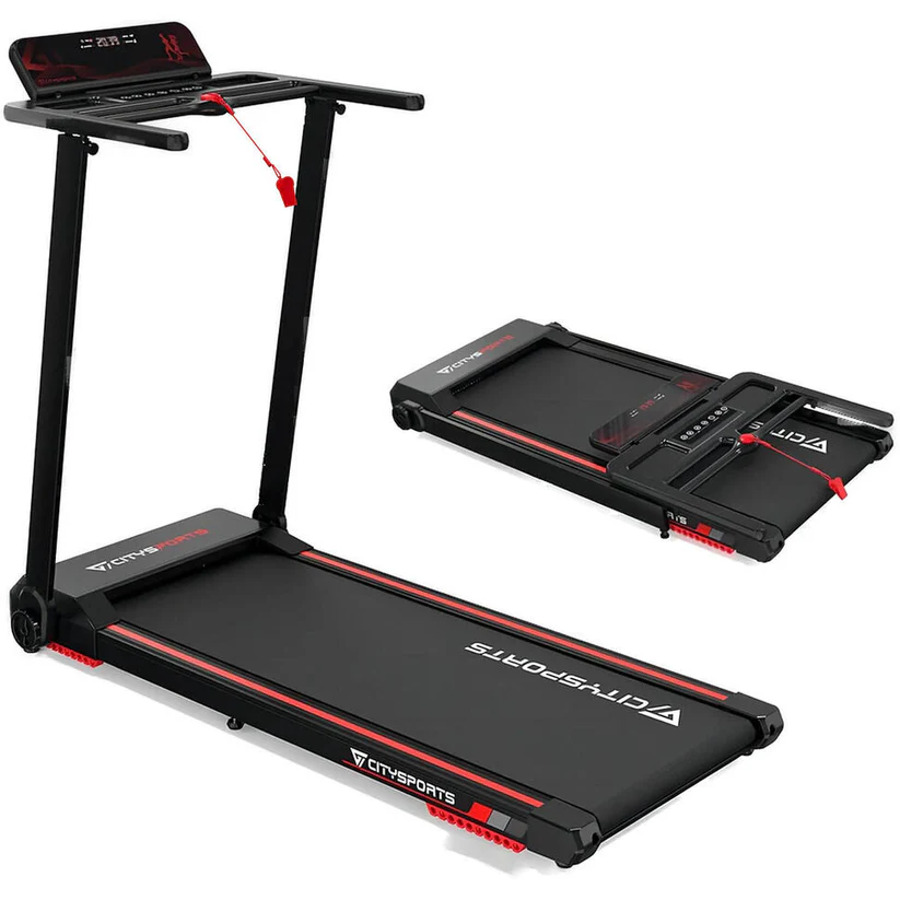 CITYSPORTS WP9 Folding Treadmill – 1400W Motor, Bluetooth App, Speed 0.6–7 mph